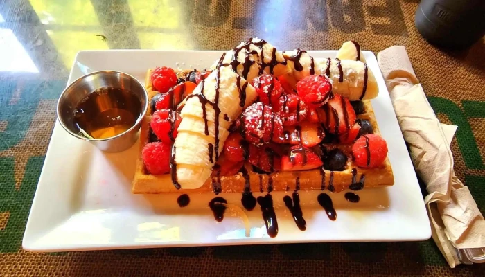 Cafe Aromes Et Saveurs Waffle - Baie-saint-paul