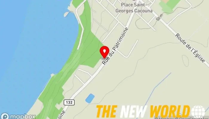 map of Caisse Populaire Credit union in Cacouna