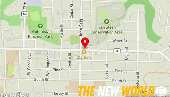 map of Campbell's Office Pro Office supply store in Aylmer