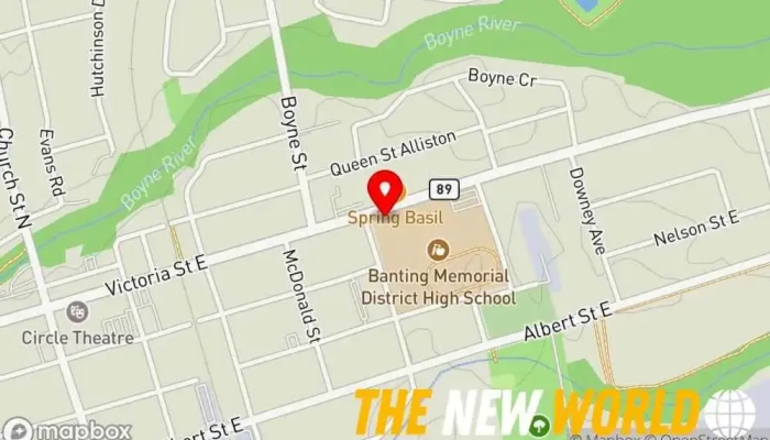 map of Canada Employment Center Employment agency in Alliston