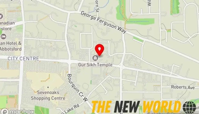 map of Canada Overseas Fingerprinting & Identification Services Ltd Fingerprinting service in Abbotsford