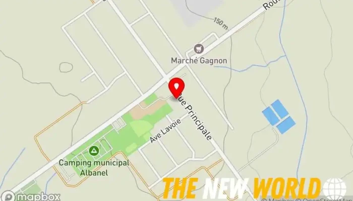 map of Canada Post Post office in Albanel
