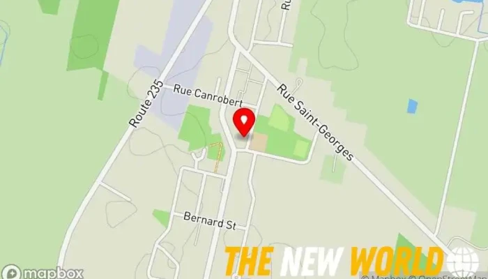 map of Canada Post Post office in Ange-Gardien