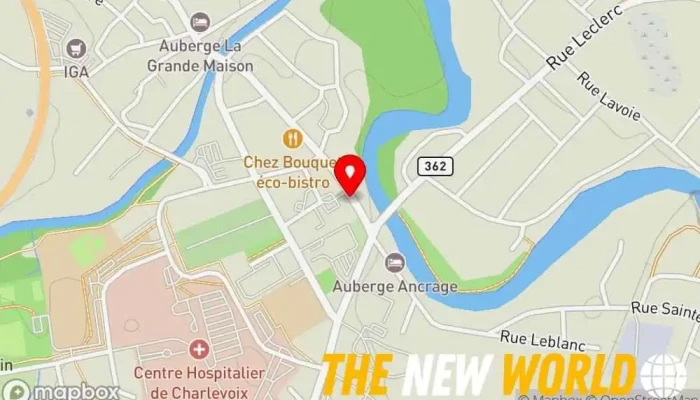 map of Canada Post Post office in Baie-Saint-Paul