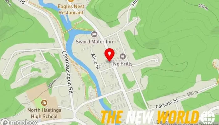 map of Canada Post Post office in Bancroft
