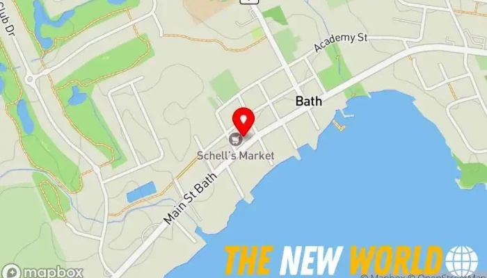 map of Canada Post Post office in Bath