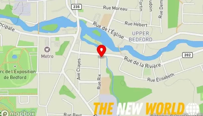 map of Canada Post Post office in Bedford