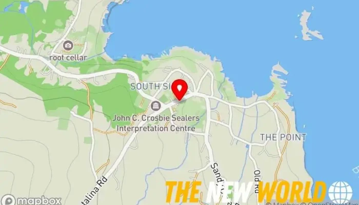 map of Canada Post Post office in Elliston