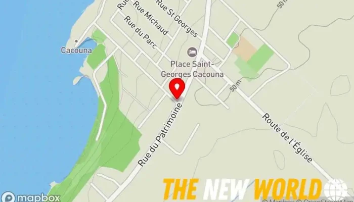 map of Canada Post Post office in Cacouna