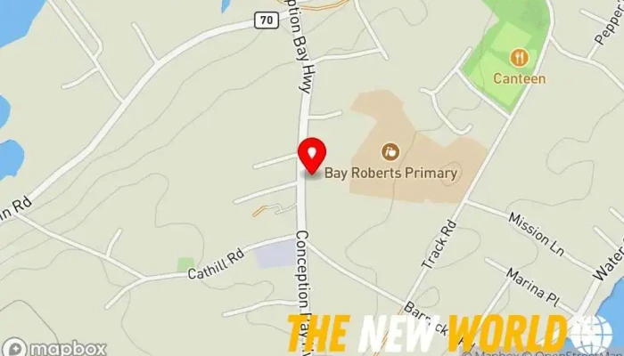 map of Canadian Food Inspection Agncy Home inspector in Bay Roberts