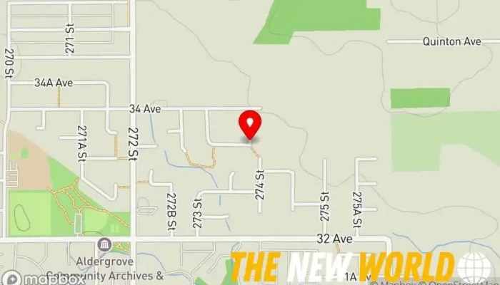 map of Canadian Health Associates, Inc Health consultant in Aldergrove