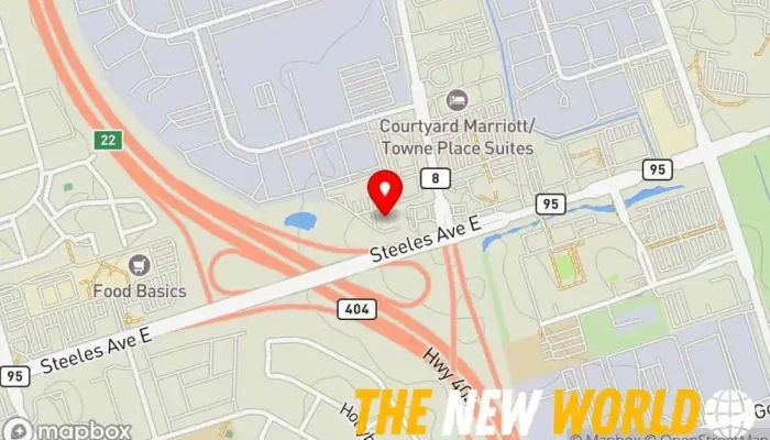 map of Canadian Immigration Problem Solvers Immigration & naturalization service, General practice attorney in Markham