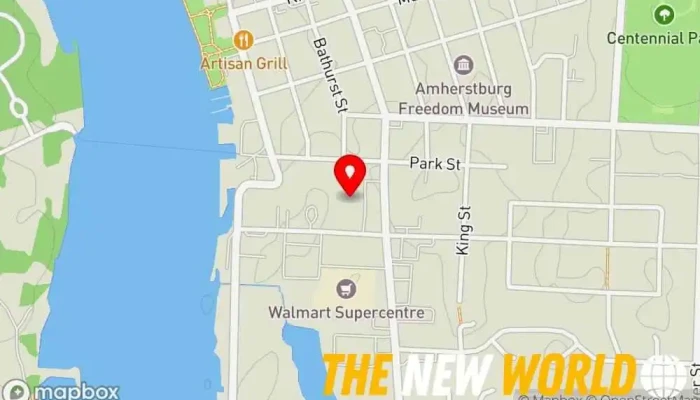 map of Canadian Tire Department store, Garden center, Home goods store, Home improvement store, Oil change service, Party store, Sporting goods store in Amherstburg