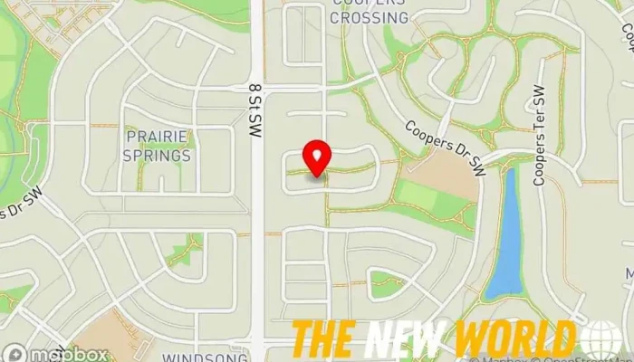 map of Canadian Website Solutions Website designer in Airdrie