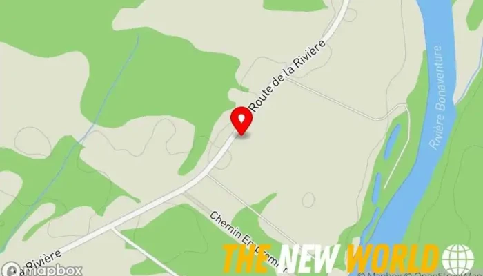 map of Captimedia Inc. Photography service, Graphic designer, Video production service in Bonaventure