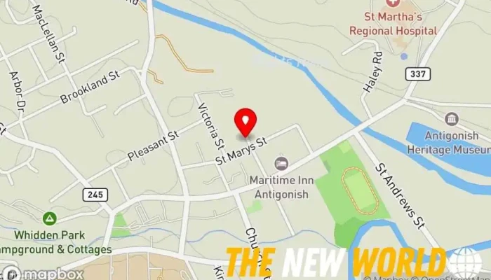 map of Carole Gartside Barrister in Antigonish