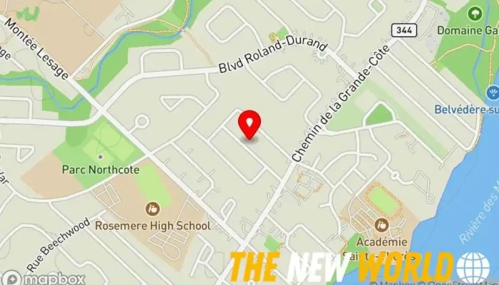 map of Castellic Consulting Group Business management consultant in Rosemère