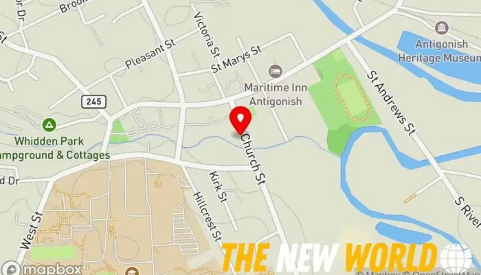 map of CBI Health - Antigonish Physical therapist, Massage therapist, Occupational therapist, Rehabilitation center, Sports medicine clinic in Antigonish