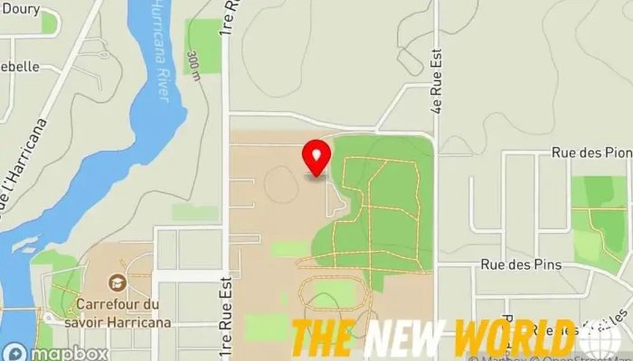 map of Centre De Formation Harricana School in Amos