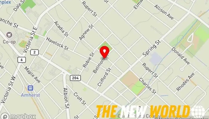 map of CH Doucet Accounting Services Tax preparation service in Amherst
