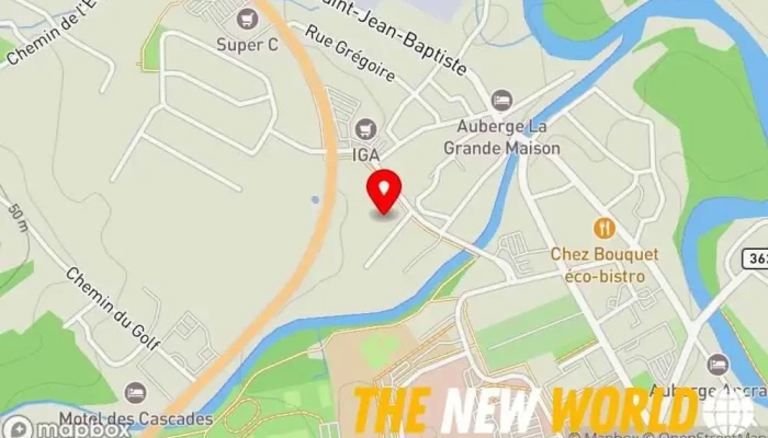 map of Charlevoix Notaires Inc Notary public in Baie-Saint-Paul