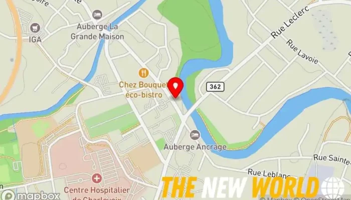 map of Chez Urbain Magasin General Souvenir store, Clothing store, Picture frame shop, Women's clothing store in Baie-Saint-Paul