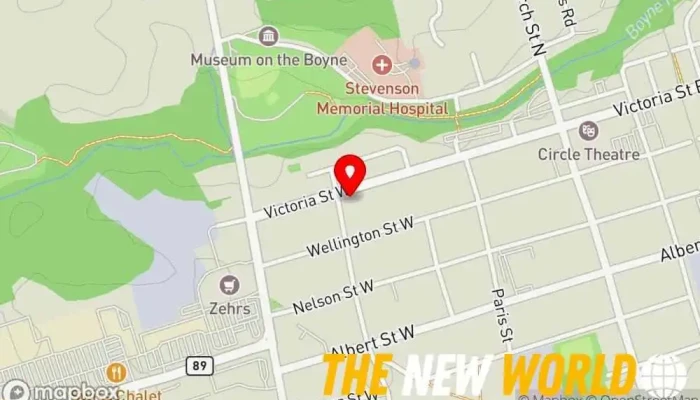 map of Christina Babulal Real estate consultant in Alliston
