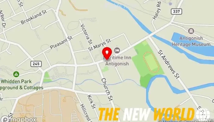 map of CIBC Financial Advisor: Cathy DeYoung Financial consultant in Antigonish