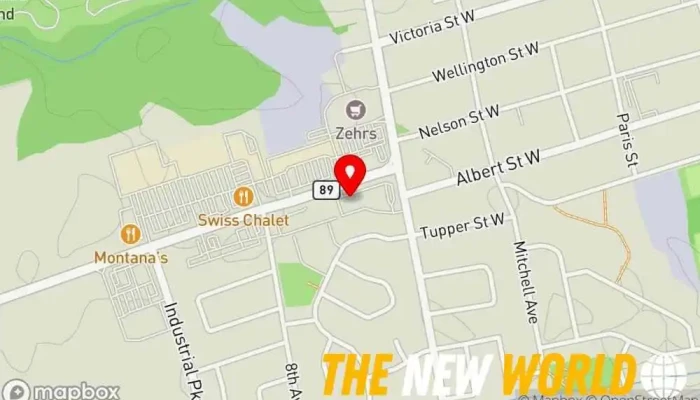 map of CIBC Financial Advisor: Michelle Farah Financial consultant in Alliston
