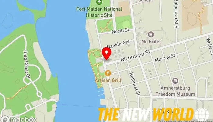 map of CIBC Financial Advisor: Stephan Keletgian Financial consultant in Amherstburg