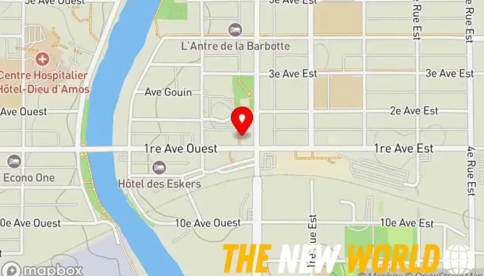 map of CIBC Financial Advisor: Stèphanie Rabouin Financial consultant in Amos