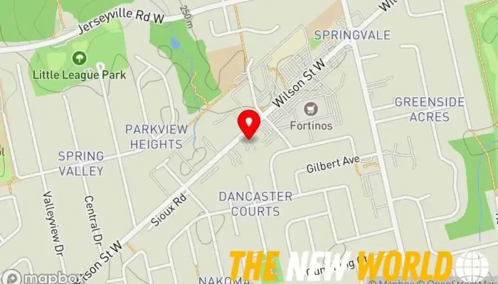 map of CIC Financial Group Financial consultant, Accounting, Financial planner, Insurance agency, Life insurance agency in Ancaster