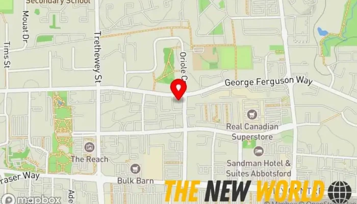 map of Cindy Boury Private Wealth Management of Raymond James Ltd. Financial consultant, Investment service in Abbotsford