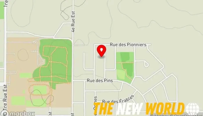 map of Clair & Net Window cleaning service in Amos