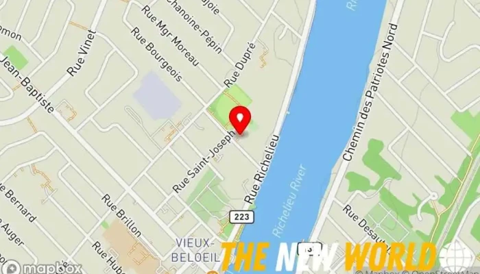 map of clic-can Fashion designer in Beloeil