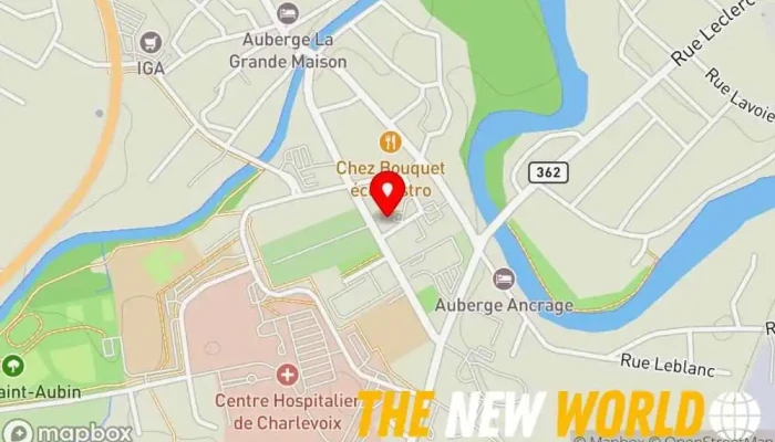 map of CLSC Baie-St-Paul Community health centre in Baie-Saint-Paul
