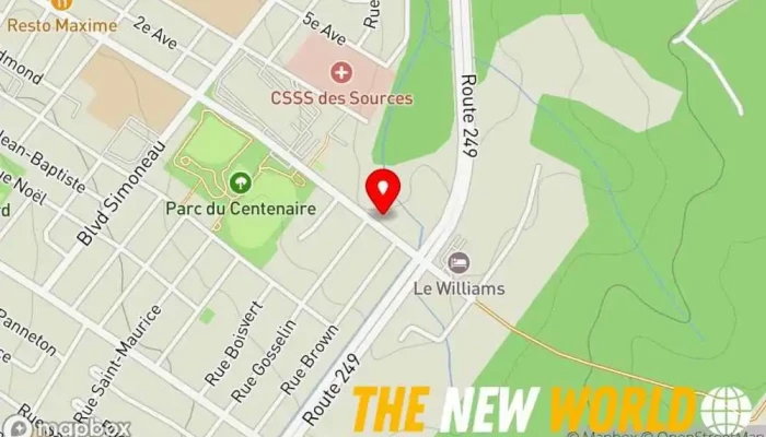 map of Club De Placement Régional Inc Employment center, Educational consultant, Human resource consulting in Val-des-Sources