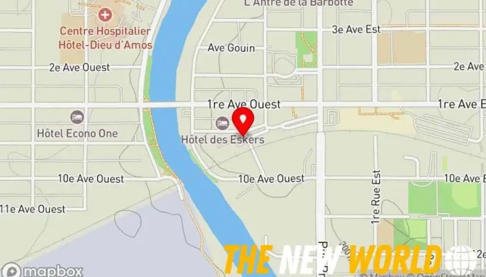 map of Club De Recherche D'Emploi Employment agency in Amos