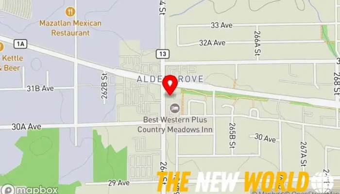 map of Co-operators - Aldergrove Insurance Services Insurance agency, Auto insurance agency, Financial consultant, Home insurance agency, Investment service, Life insurance agency in Aldergrove