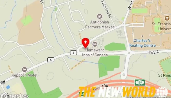 map of Co-operators - Bishop Insurance Group Inc Insurance agency, Auto insurance agency, Financial consultant, Home insurance agency, Investment service, Life insurance agency in Antigonish