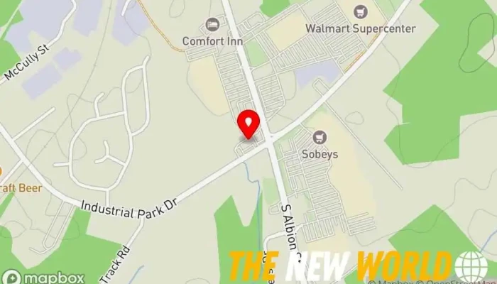 map of Coast Tire & Auto Service Tire shop, Brake shop, Oil change service, Wheel alignment service in Amherst