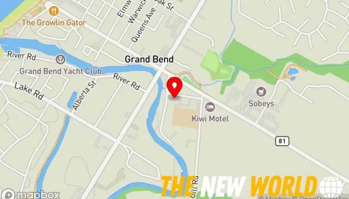 map of Coastline Business Solutions Business management consultant in Grand Bend