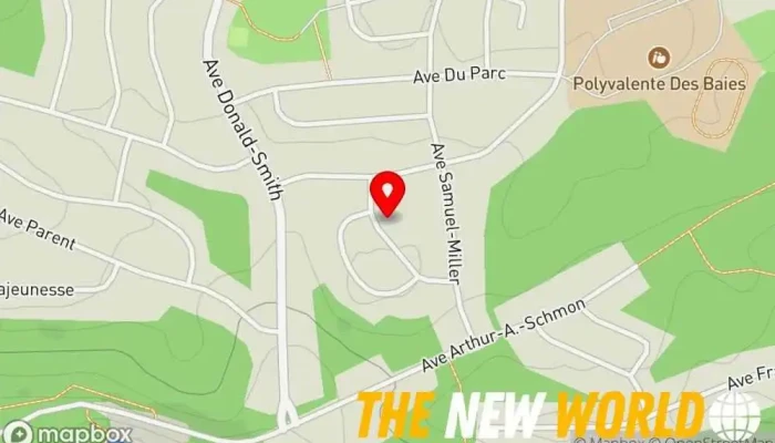 map of Comptabilité Inter G Accountant in Baie-Comeau