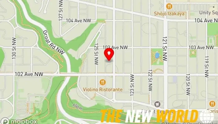 map of Concord Consulting Corporation Business management consultant in Edmonton