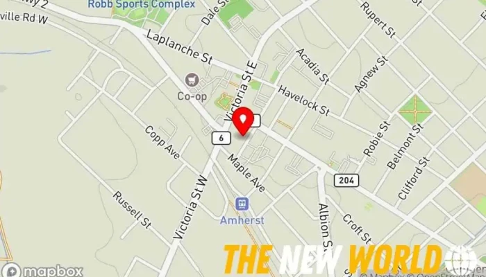 map of Creighton Shatford Law firm, General practice attorney in Amherst