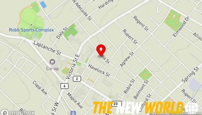 map of Cumberland Public Libraries - Four Fathers Memorial Library Public library in Amherst
