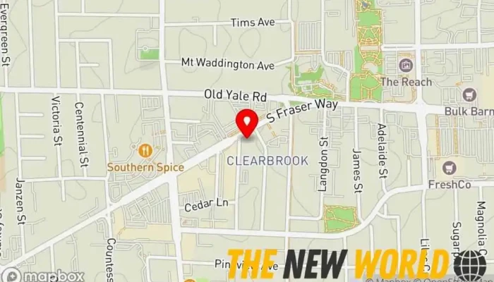 map of CWC Immigration Solutions Inc. Consultant in Abbotsford