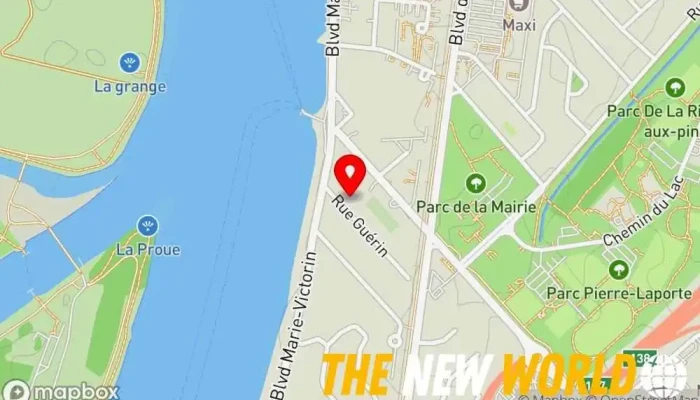 map of Daneau Management Business management consultant in Boucherville