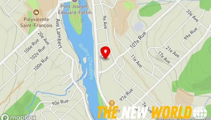 map of Daniel Cliche Avocat inc. Law firm in Beauceville