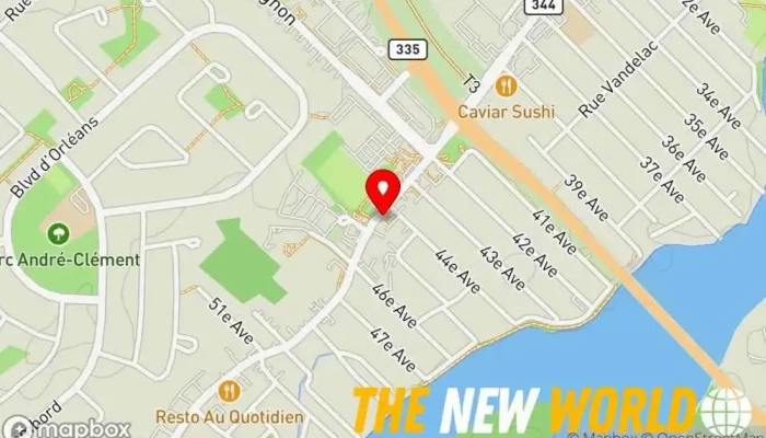 map of Daniel Rodriguez Denturologiste d.d. Denture care center, Dental laboratory in Bois-des-Filion